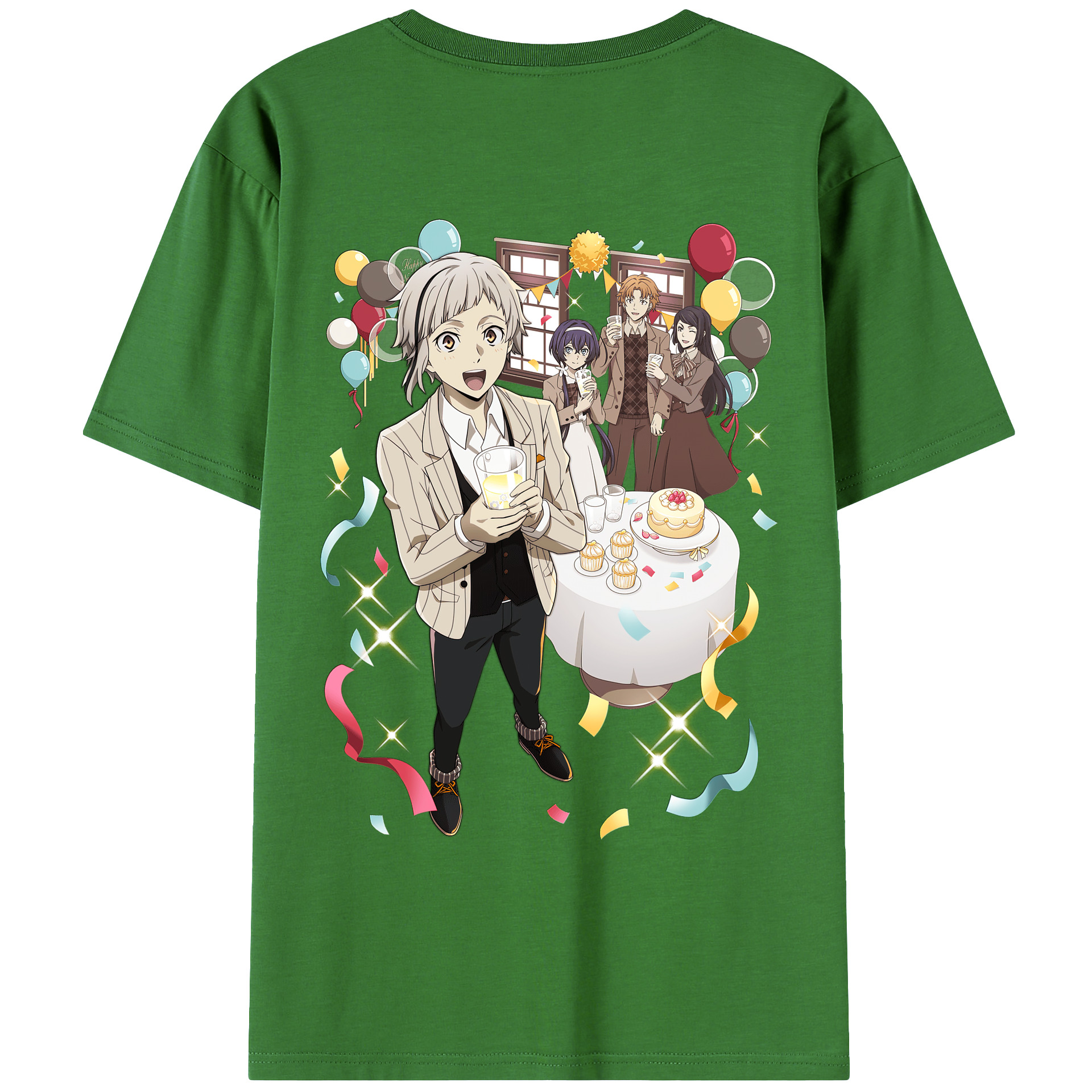 （画像用） 文豪ストレイドッグス Bungo Stray Dogs レディース半袖Tシャツ(バックプリント)